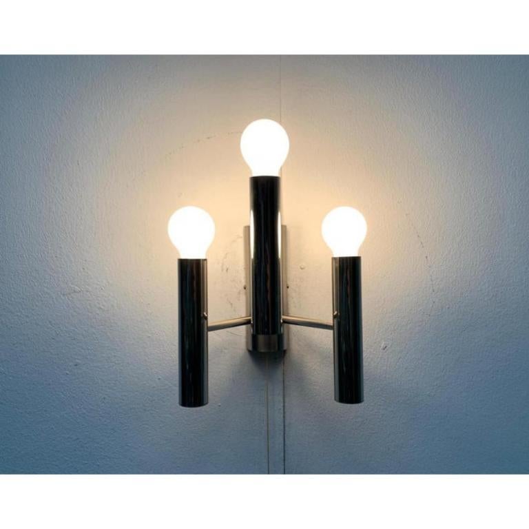 Set di 2 lampade da parete in cromo Space AGE di metà secolo, anni '60 in vendita 6