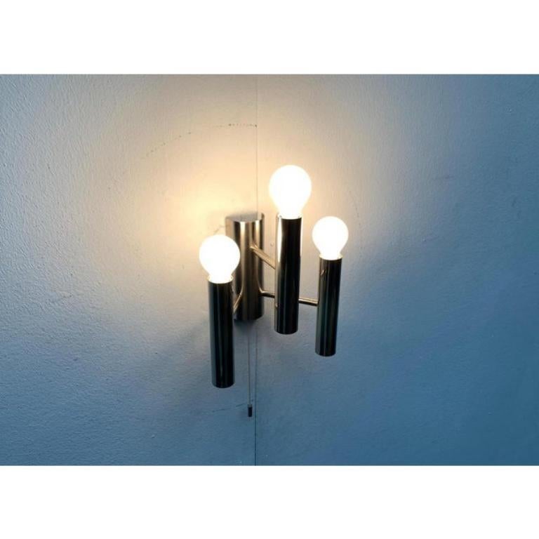 Set di 2 lampade da parete in cromo Space AGE di metà secolo, anni '60 in vendita 1