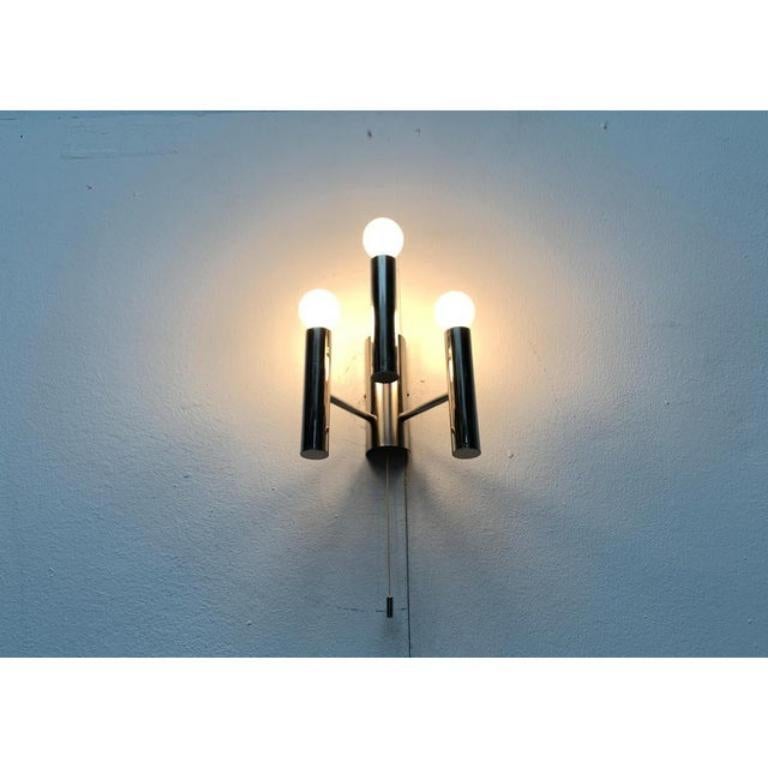 Set di 2 lampade da parete in cromo Space AGE di metà secolo, anni '60 in vendita 2