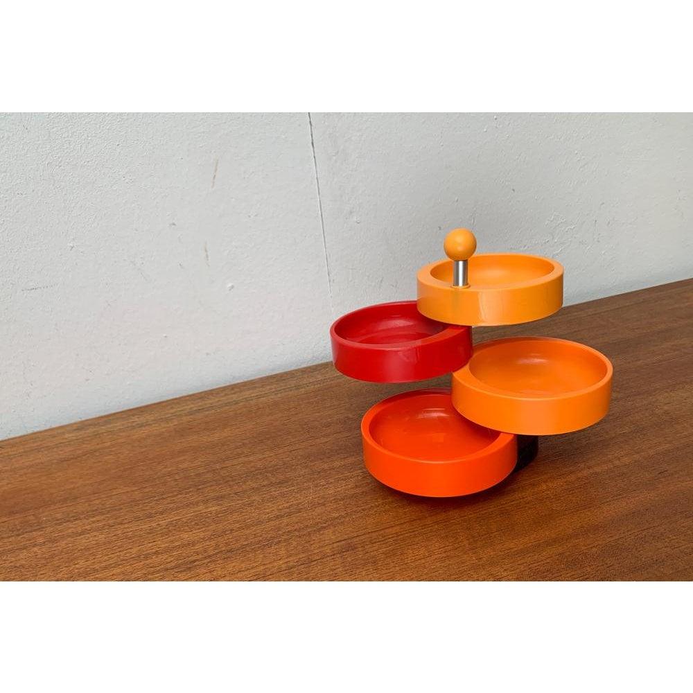 Set of 2 Mid-Century Space Age Extendable Swivel Bowls from Emsa, 1960s For Sale 3