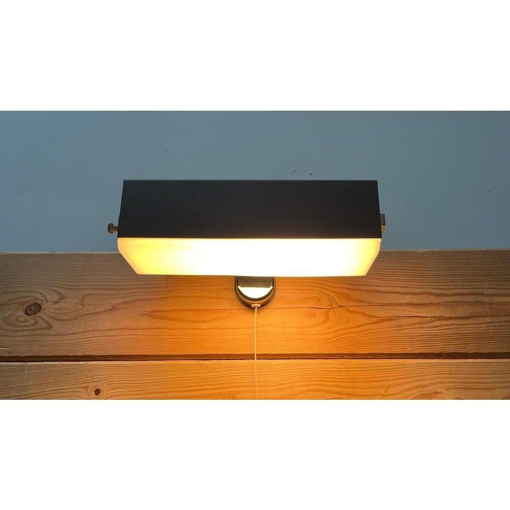Mid-Century Modern Set of 2 Mid-Century Space Age German Minimalist Clamp Wall, Bed Lamps, 1960s For Sale