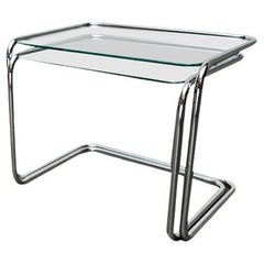 Ensemble de 2 tables gigognes en verre de l'ère Space du milieu du siècle dernier, années 1960