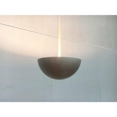 Set of 2 Mid-Century Space Age Minimalist Fiberglass Pendant Lamp, 1960s