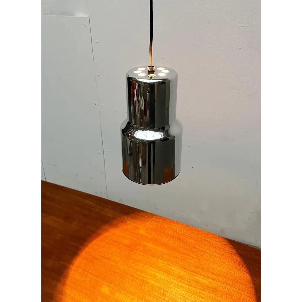 Set di 2 lampade a sospensione in metallo di metà secolo modello MDK 031, anni '60 in vendita 3