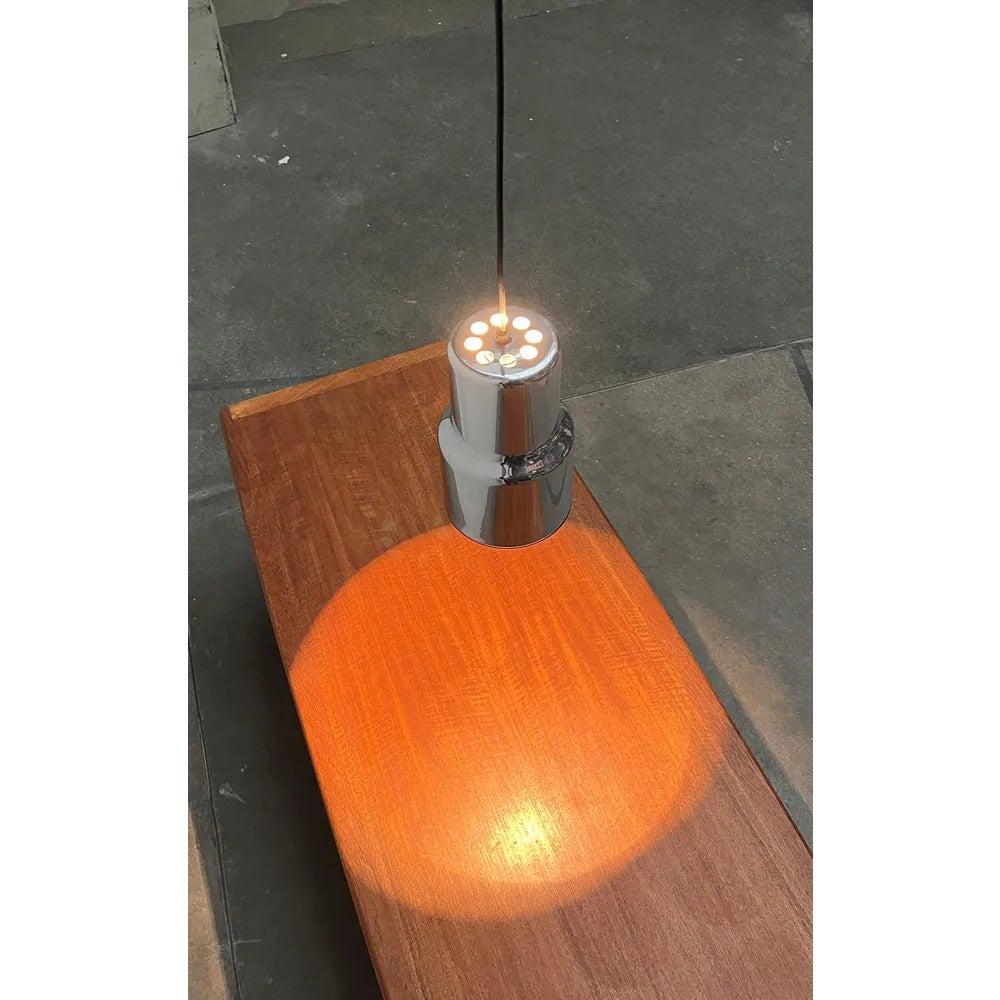 XX secolo Set di 2 lampade a sospensione in metallo di metà secolo modello MDK 031, anni '60 in vendita