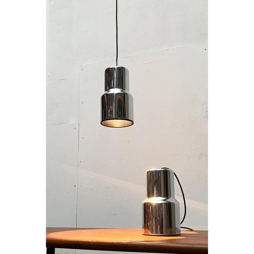 Metallo Set di 2 lampade a sospensione in metallo di metà secolo modello MDK 031, anni '60 in vendita