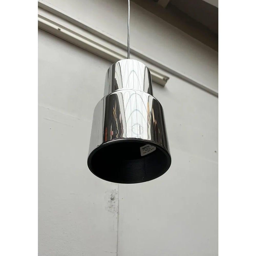 Set di 2 lampade a sospensione in metallo di metà secolo modello MDK 031, anni '60 in vendita 2
