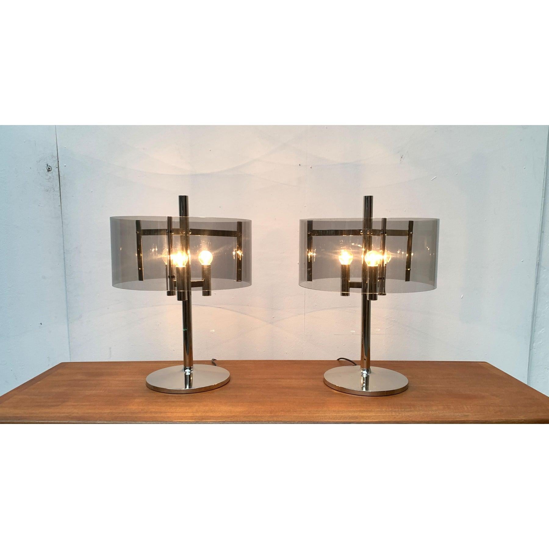 Ensemble de 2 lampes de table A Space du milieu du siècle dernier, 1970 en vente 5