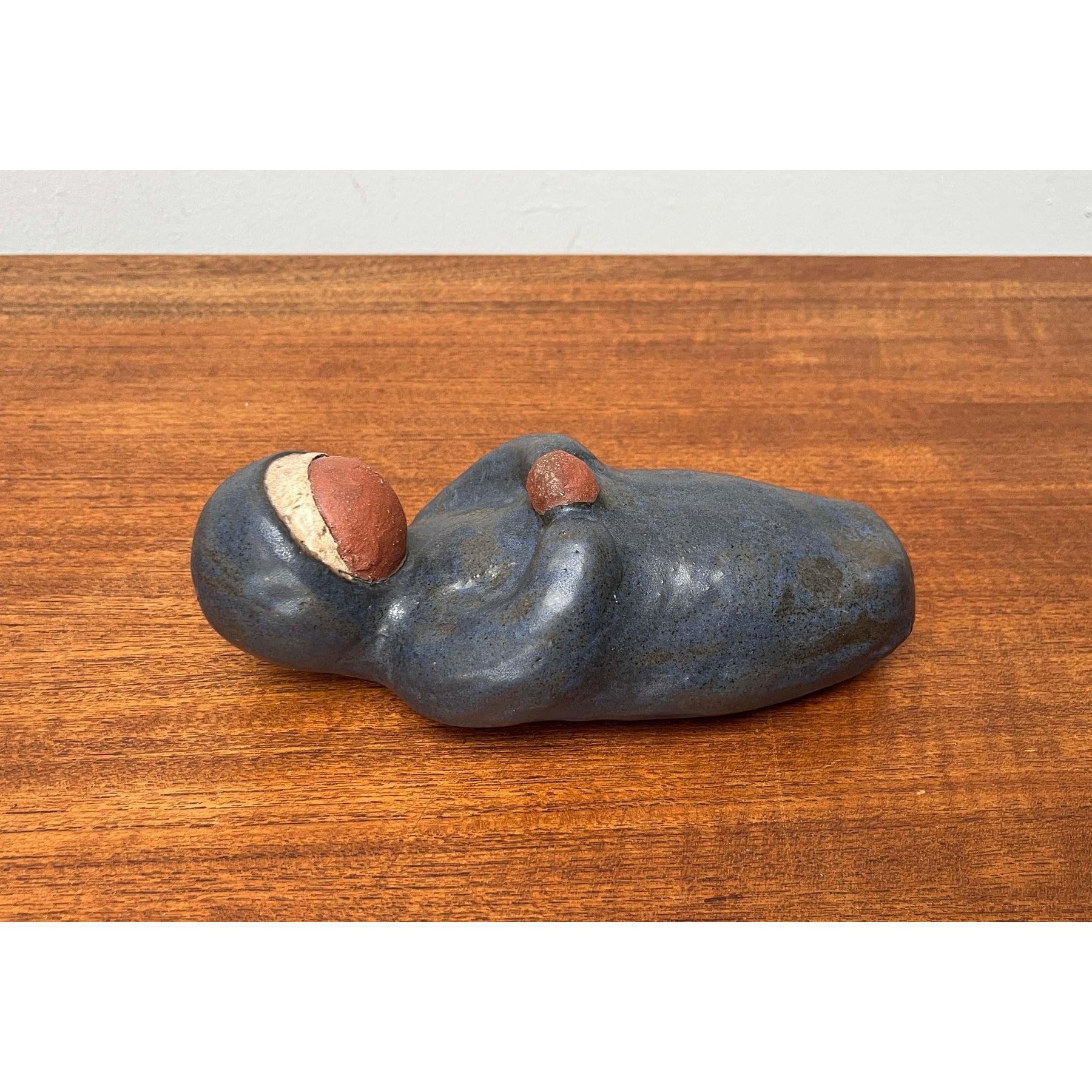 Set of 2 Mid-Century Studio Pottery Virgin Mary and Baby Jesus Sculptures, 1960s For Sale 7
