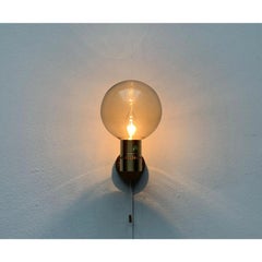 Set of 2 Mid-Century Swedish Brass Wall Lamps by Hans-Agne Jakobsson, 1960s