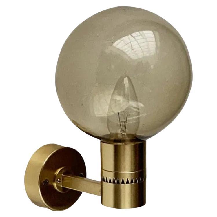 Set di 2 lampade da parete in ottone svedesi di metà secolo di Hans-Agne Jakobsson, anni '60