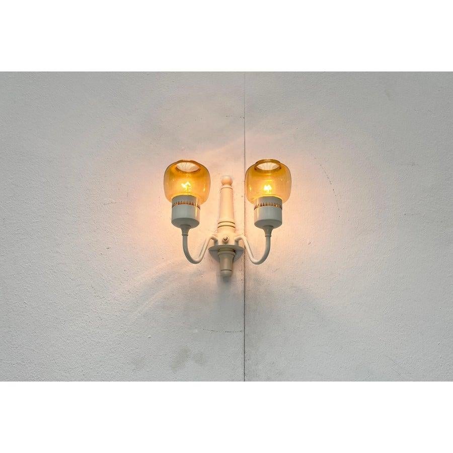 Mid-Century moderno Set di 2 lampade da parete T526 svedesi di metà secolo di Hans-Agne Jakobsson, anni '60 in vendita