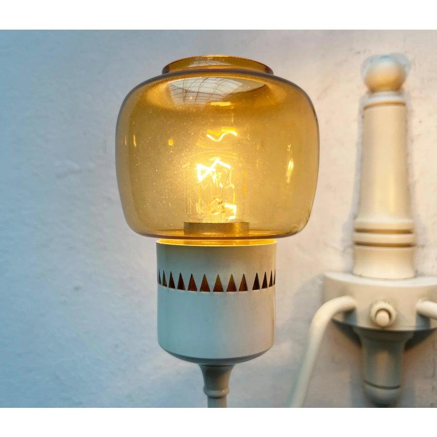 Metallo Set di 2 lampade da parete T526 svedesi di metà secolo di Hans-Agne Jakobsson, anni '60 in vendita