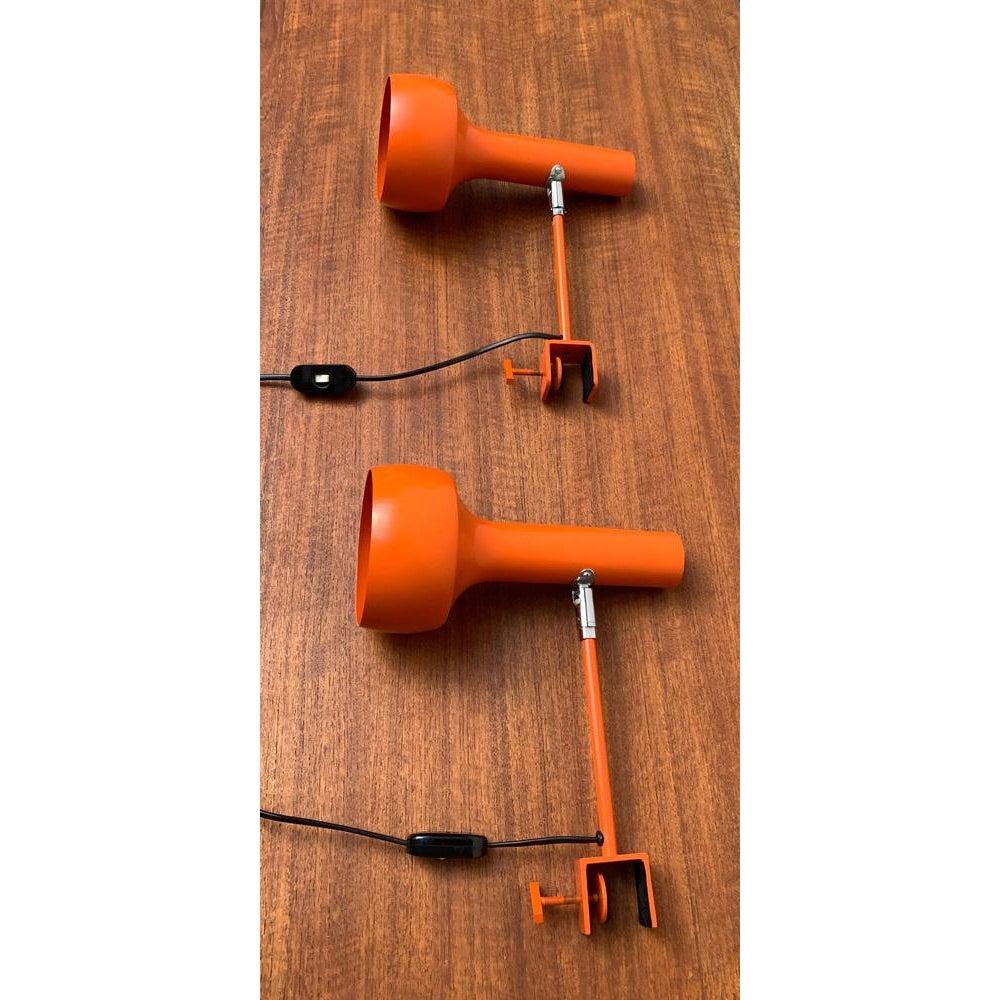 Juego de 2 lámparas de sobremesa Swiss Clamp de mediados de siglo de Swisslamps International en venta 2