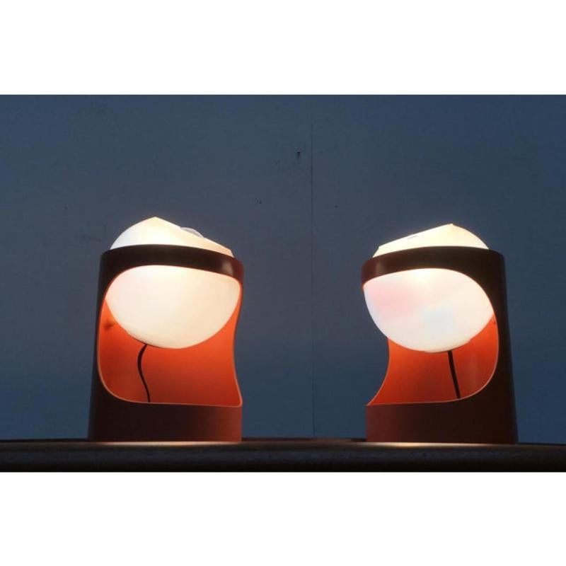Set of 2 Mid-Century Swiss Space Age Guggerli L1 Table Lamp, 1960s For Sale 3