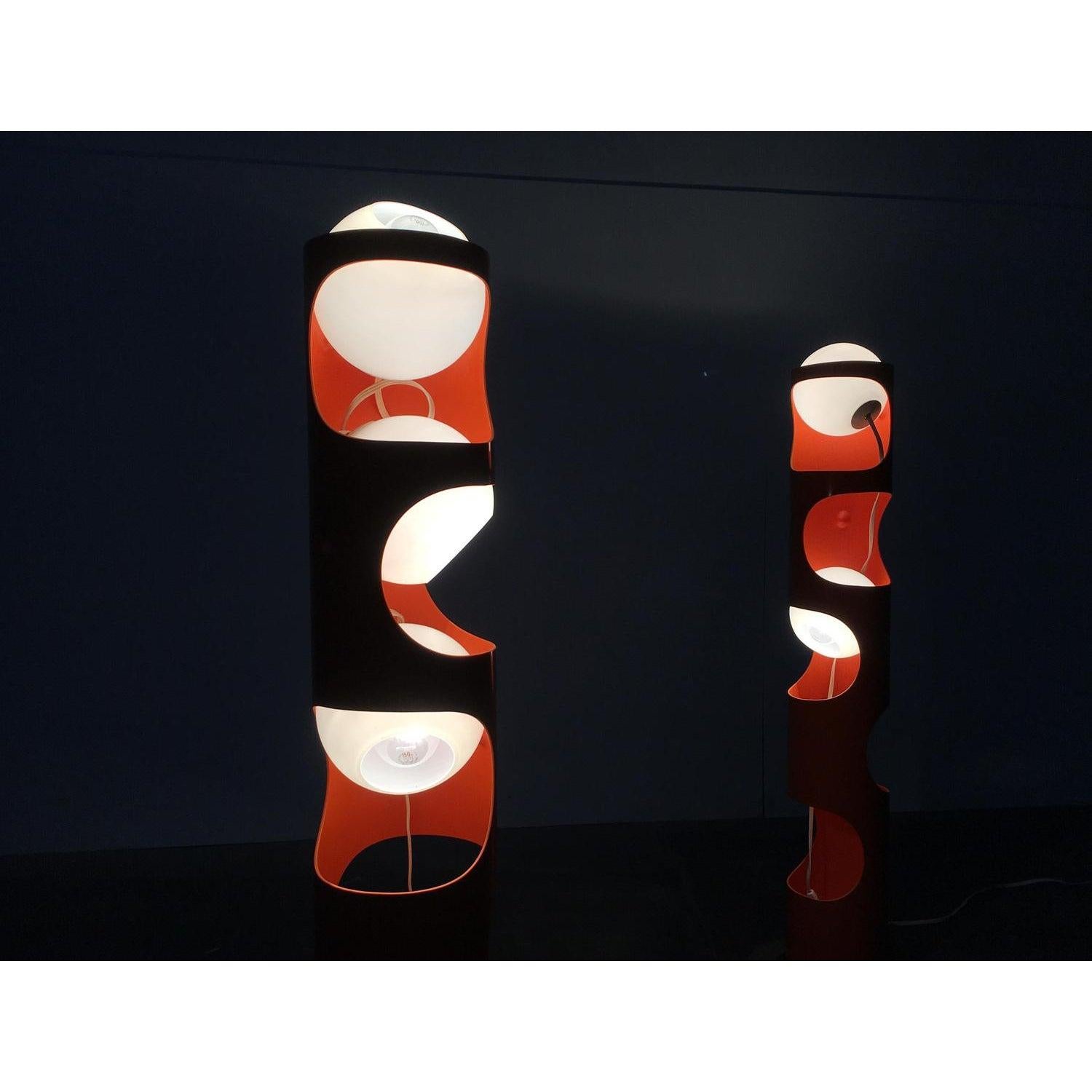 Ensemble de 2 lampadaires Guggerli L3 de l'Ère spatiale suisse du milieu du siècle dernier pour Baltensweiler en vente 2