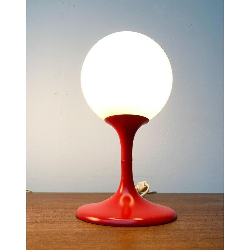 Mid-Century Modern Lot de 2 lampes de table de l'ère spatiale suisse du milieu du siècle par E.R. Nele pour Temde, années 1960 en vente
