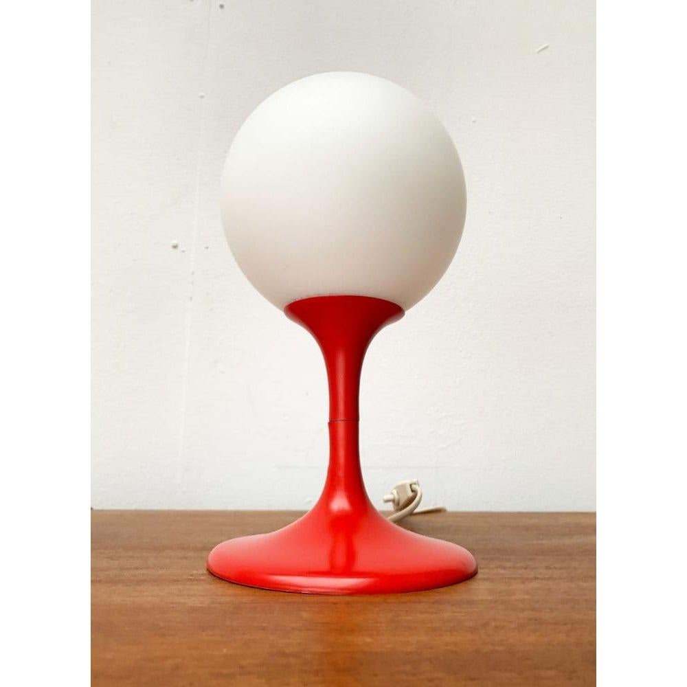 20ième siècle Lot de 2 lampes de table de l'ère spatiale suisse du milieu du siècle par E.R. Nele pour Temde, années 1960 en vente