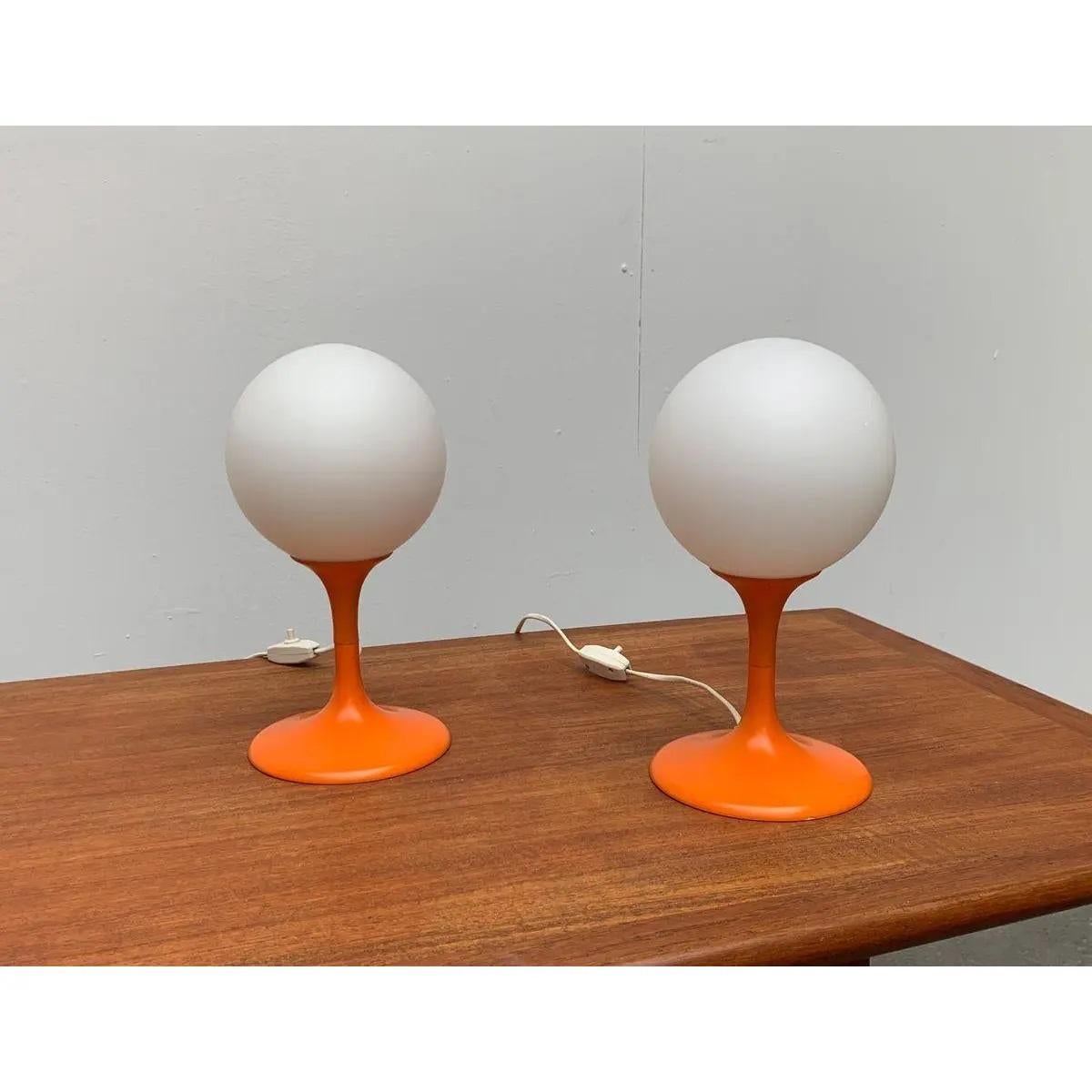 2er-Set Schweizer tischlampen aus der mitte des jahrhunderts von E.R. Nele für Temde, 1960er Jahre im Angebot 6