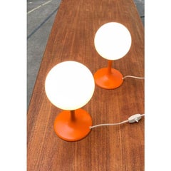 Set of 2 Mid-Century Swiss Table Lamps by E.R. Nele for Temde, 1960s