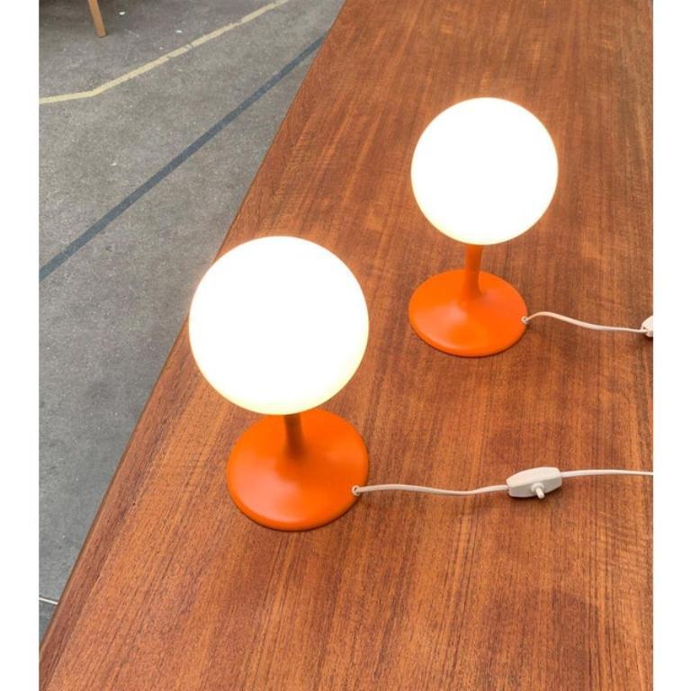 2er-Set Schweizer tischlampen aus der mitte des jahrhunderts von E.R. Nele für Temde, 1960er Jahre im Angebot 1