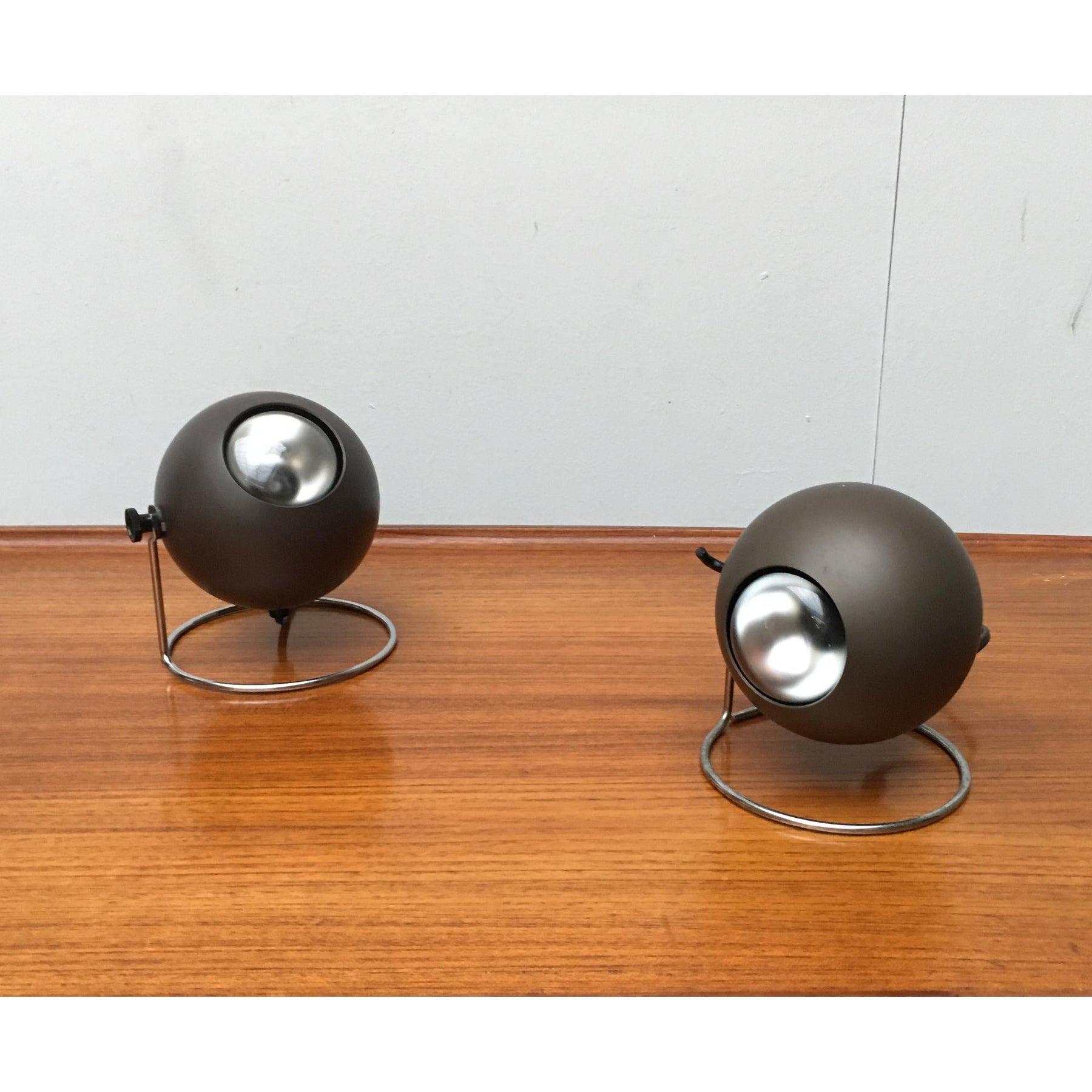 German Set of 2 Mid-Century Table Lamps from Erco For Sale