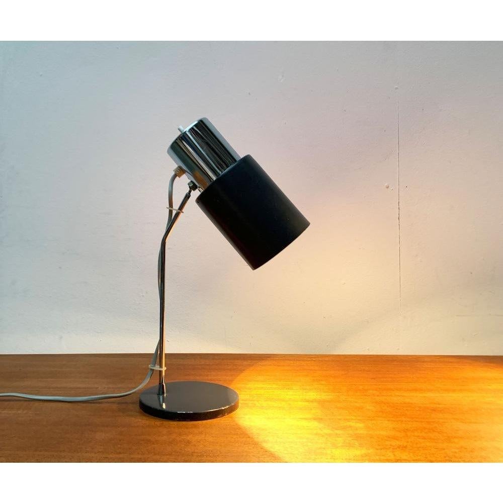 Satz von 2 minimalistischen Tischlampen aus der Mitte des Jahrhunderts Typ 1636 von Josef Hurka, 1960er Jahre im Angebot 1
