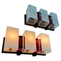 Set Of 2 Mid-Century Wall Lamps Attributed To Angelo Brotto For Esperia, 1960s