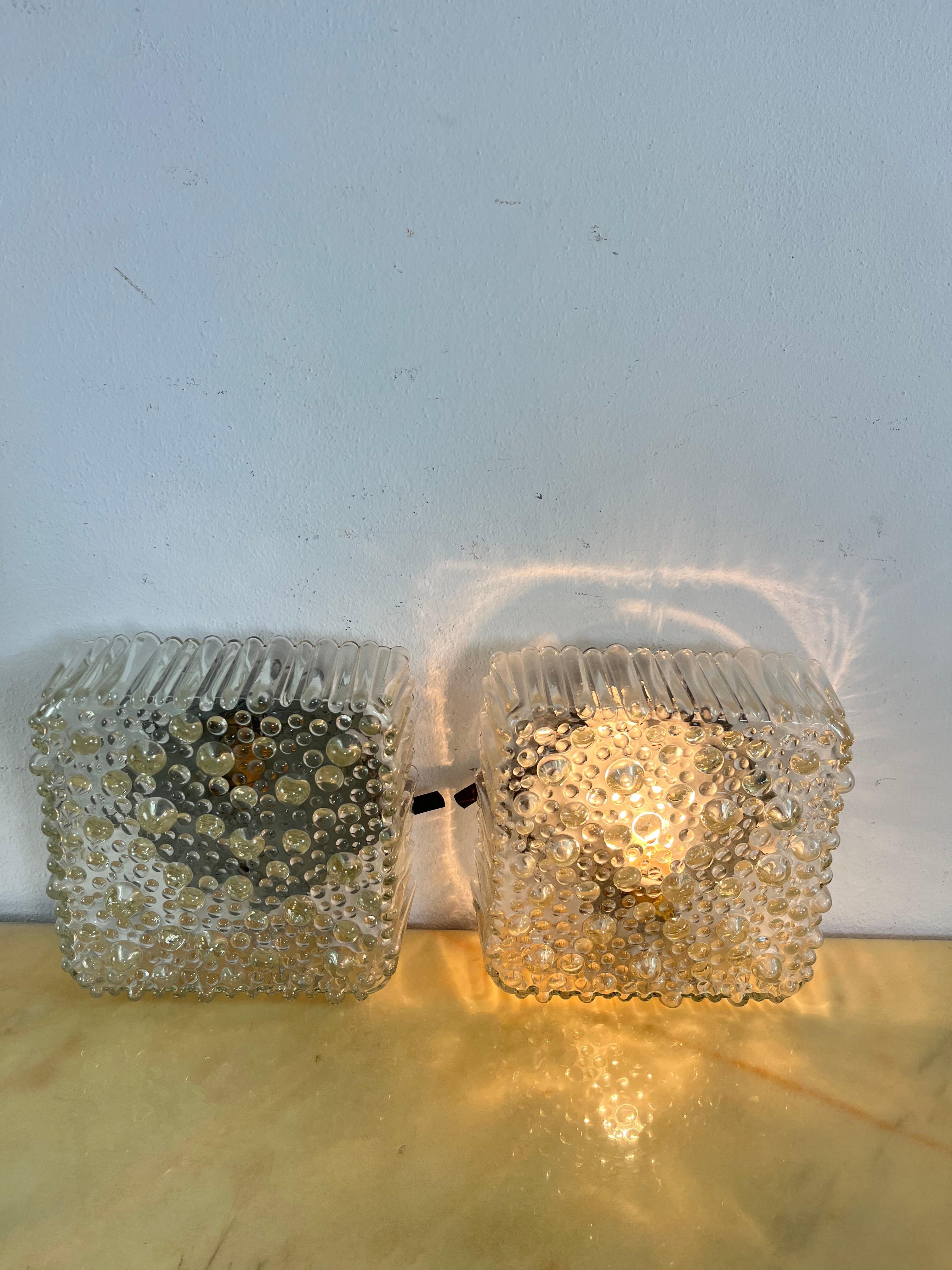 Ensemble de 2 lampes murales du milieu du siècle attribuées à Helena Tynell, années 1960 en vente 1