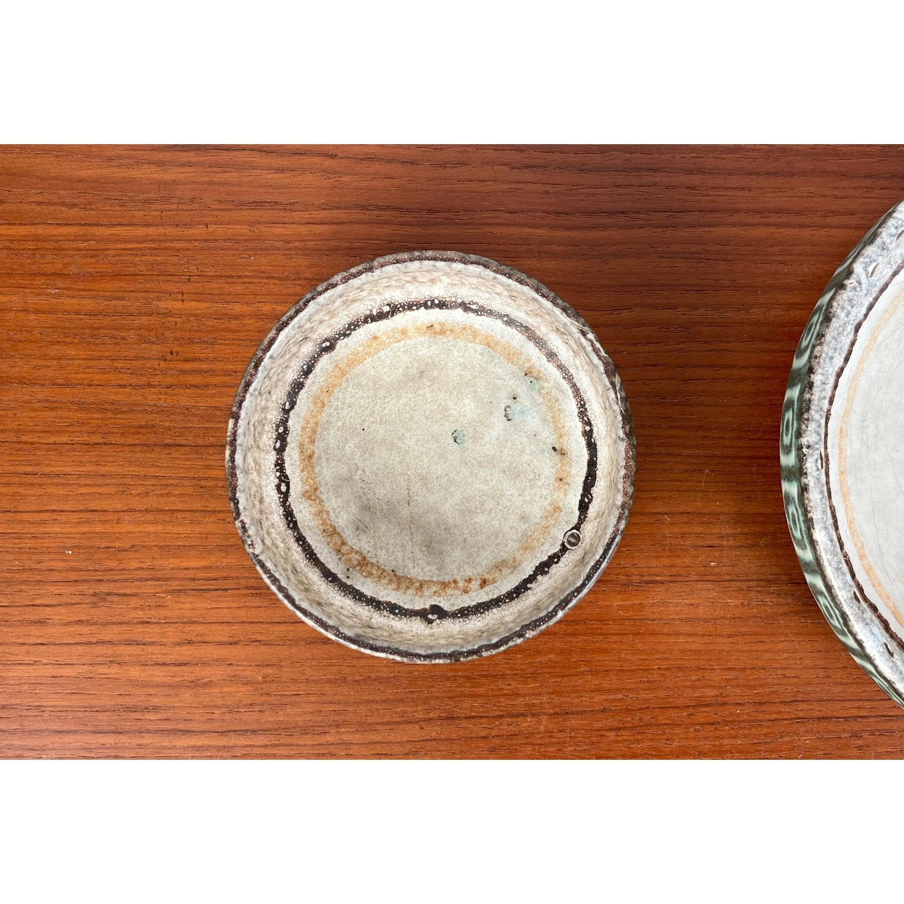 Set of 2 Mid-Century West German Pottery WGP Bowls, 1960s For Sale 6