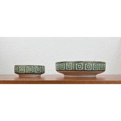 Set of 2 Mid-Century West German Pottery WGP Bowls, 1960s