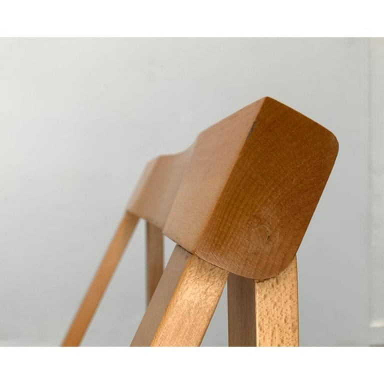 Juego de 2 sillas plegables Trieste de madera de mediados de siglo, Aldo Jacober, años 60 en venta 5