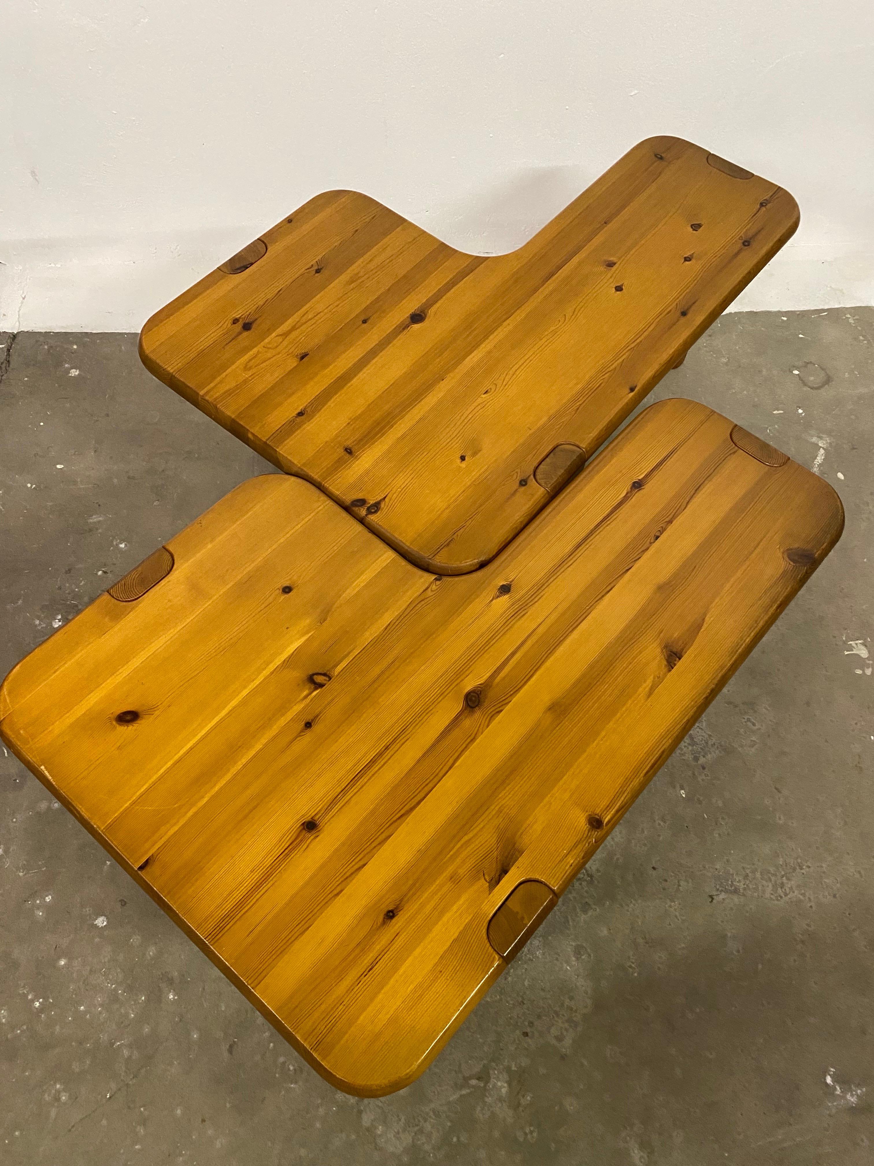 Set of 2 Midcentury Coffeetables by Aksel Kjersgaard for Odder Furniture 1970s For Sale 6