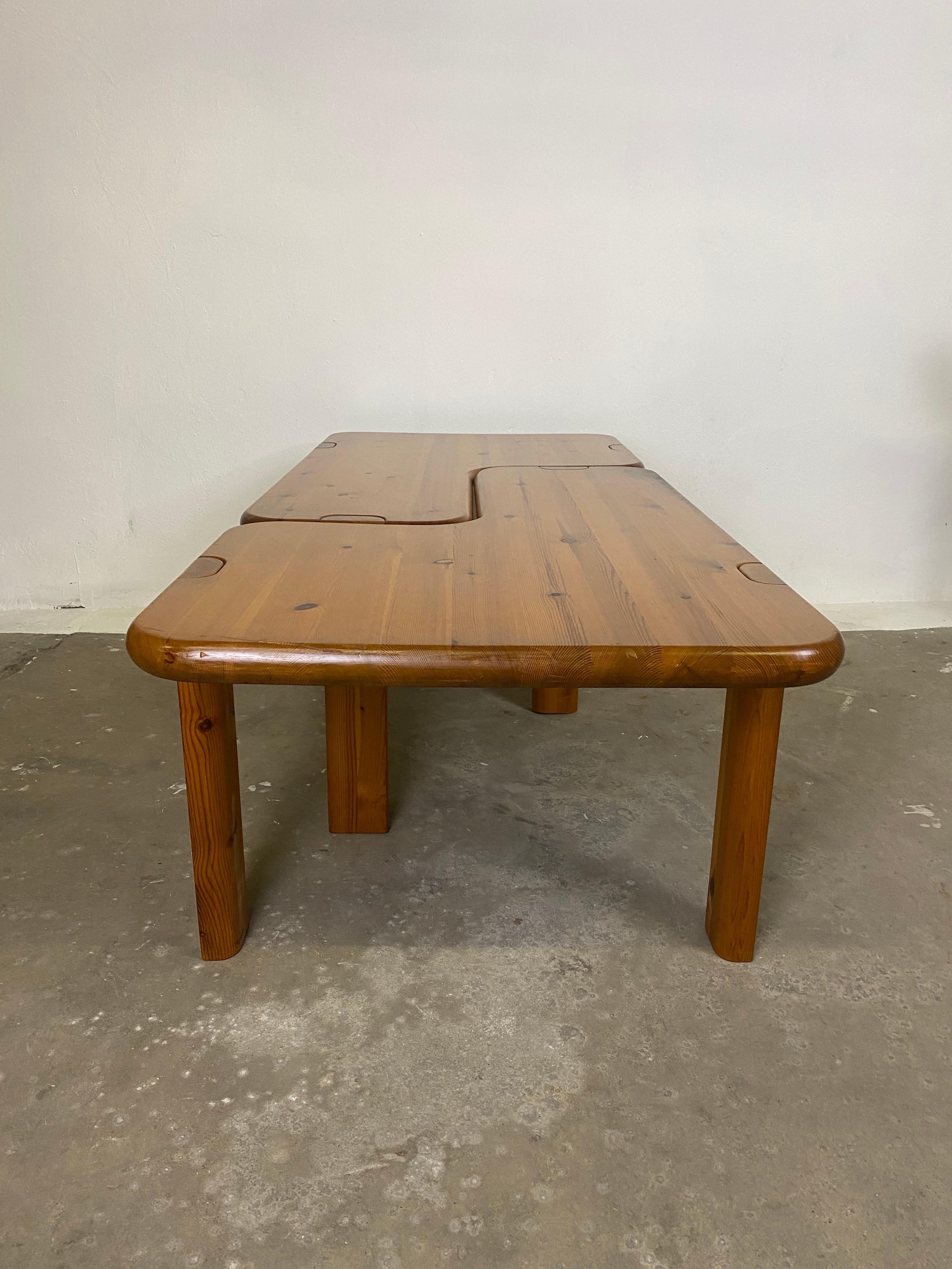 Set of 2 Midcentury Coffeetables by Aksel Kjersgaard for Odder Furniture 1970s In Good Condition For Sale In Halle, DE