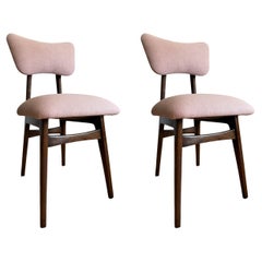 Retro Set of 2 Midcentury Light Pink Dining Chairs, Europe, 1960s