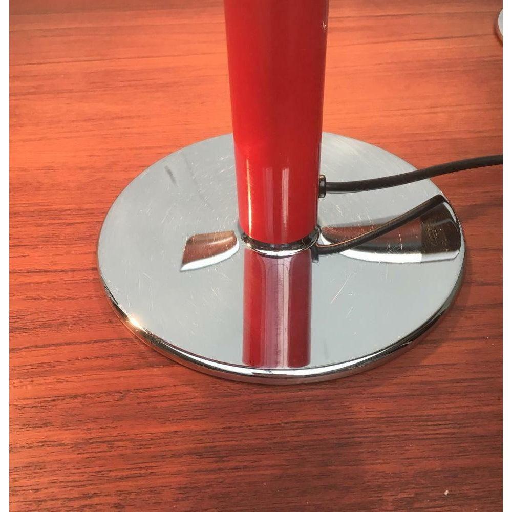 Metal Set of 2 MidCentury Minimalist Gulp Table Lamps by Ingo Maurer for M-Design, 60s For Sale