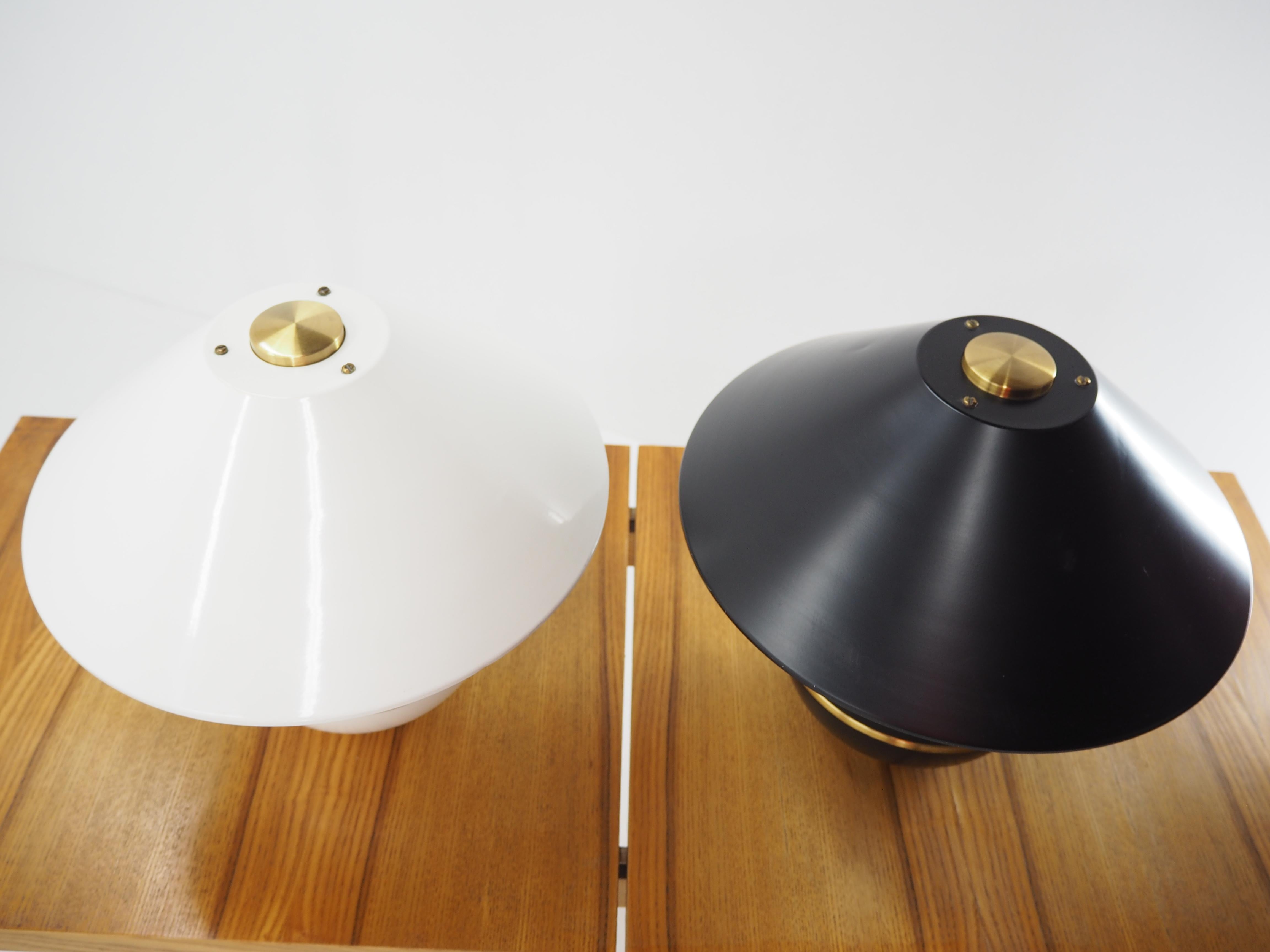 Mid-20th Century Set of 2, Midcentury Table Lamp, Napako , Czechoslovakia, 1970s For Sale