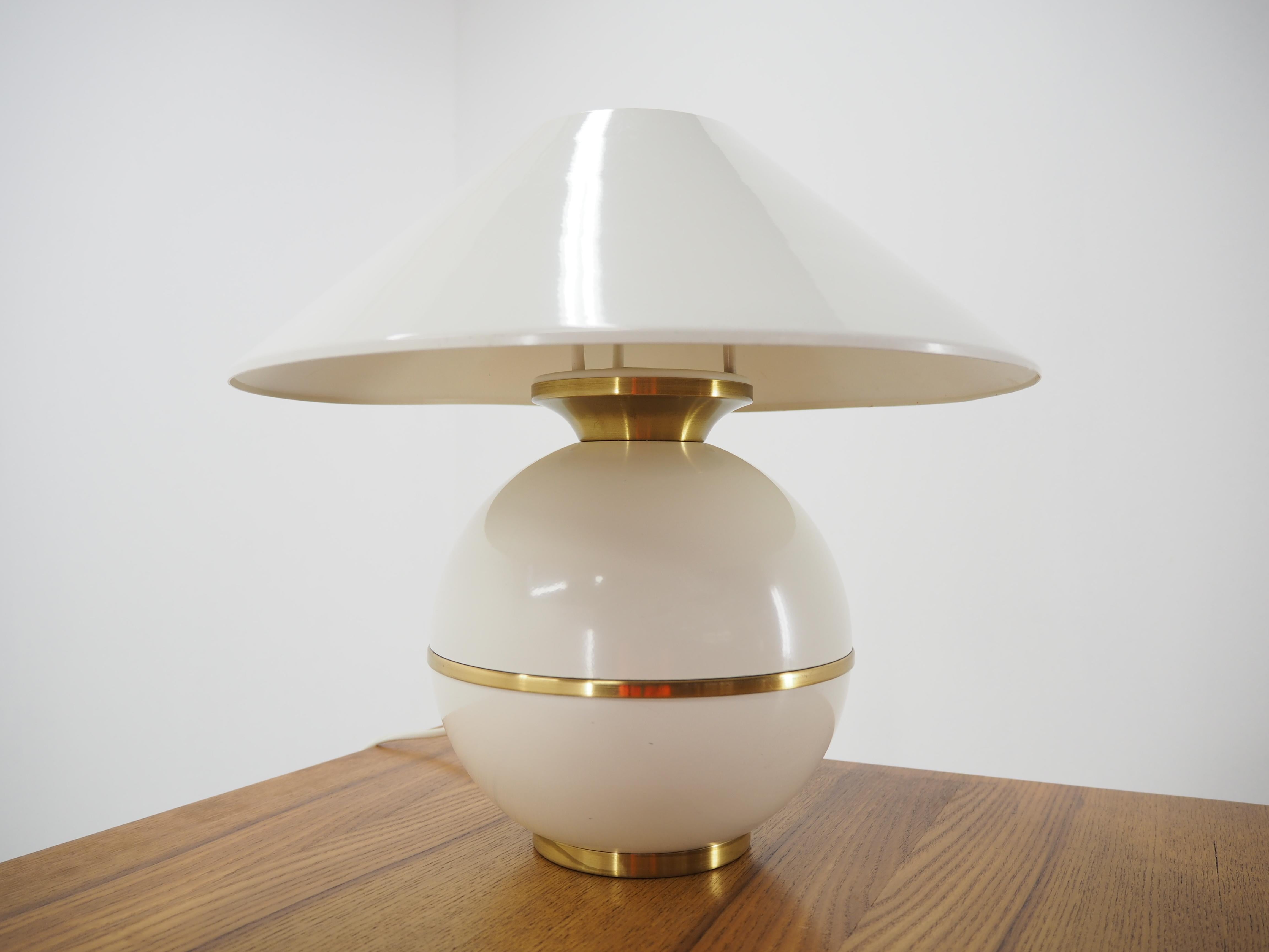 Set of 2, Midcentury Table Lamp, Napako , Czechoslovakia, 1970s For Sale 3