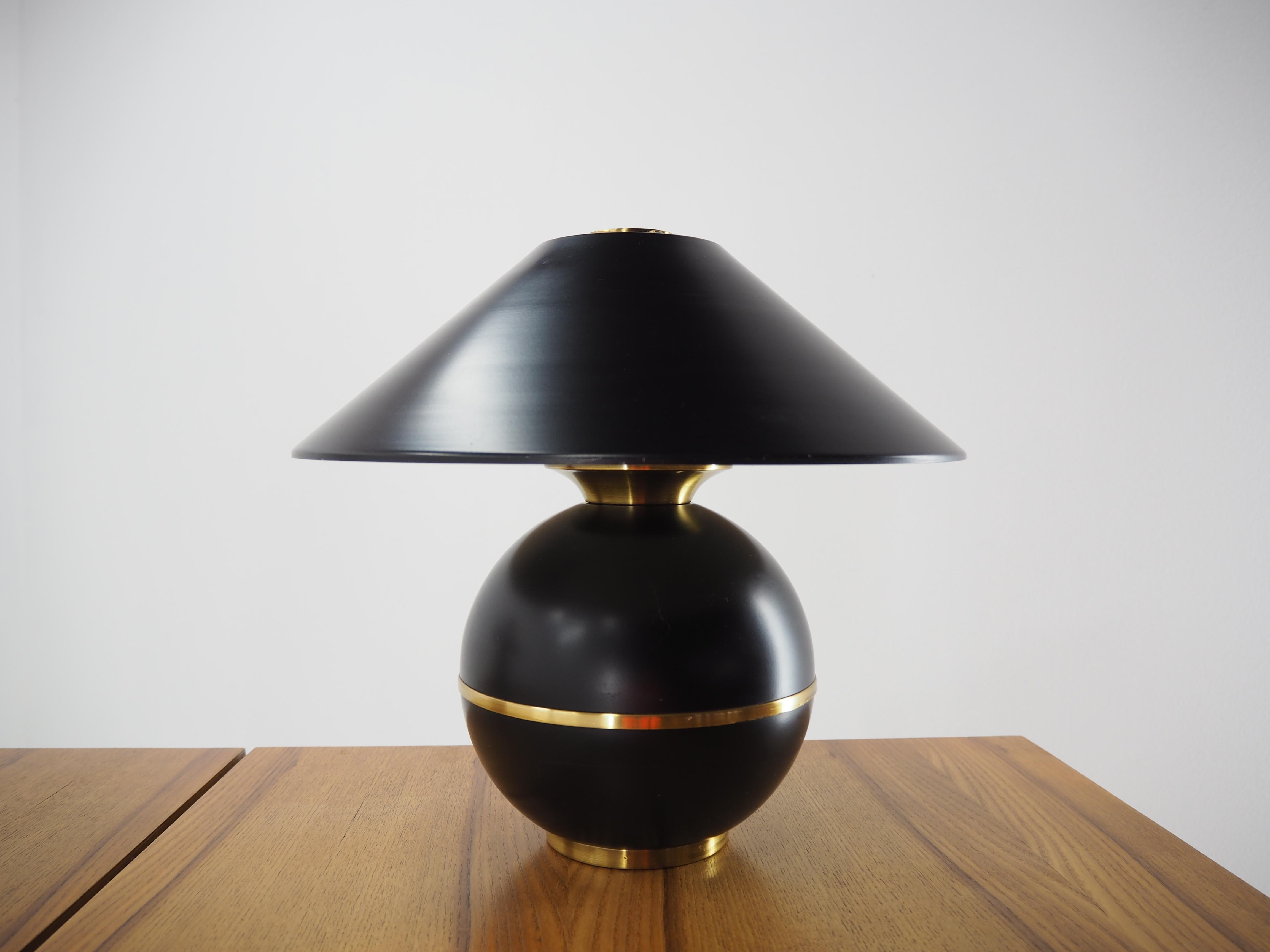 Set of 2, Midcentury Table Lamp, Napako , Czechoslovakia, 1970s For Sale 4