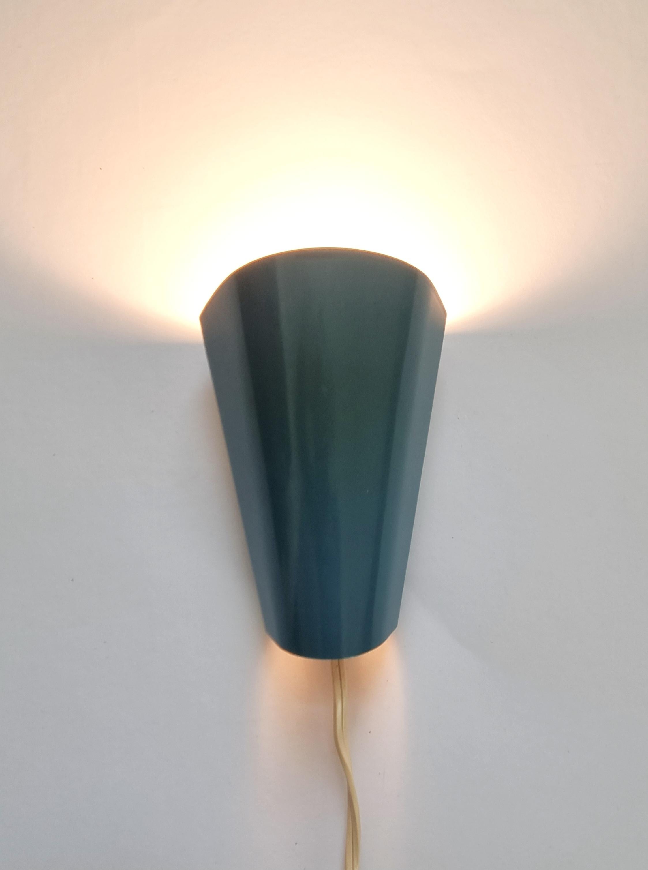 Lacquered Set of 2 Midcentury Wall Lamps, Lidokov, Josef Hurka, 1960s For Sale