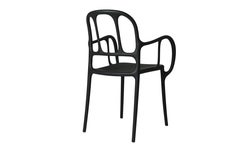 Set of  2 Mila' Chair in Black by Jaime Hayon for MAGIS