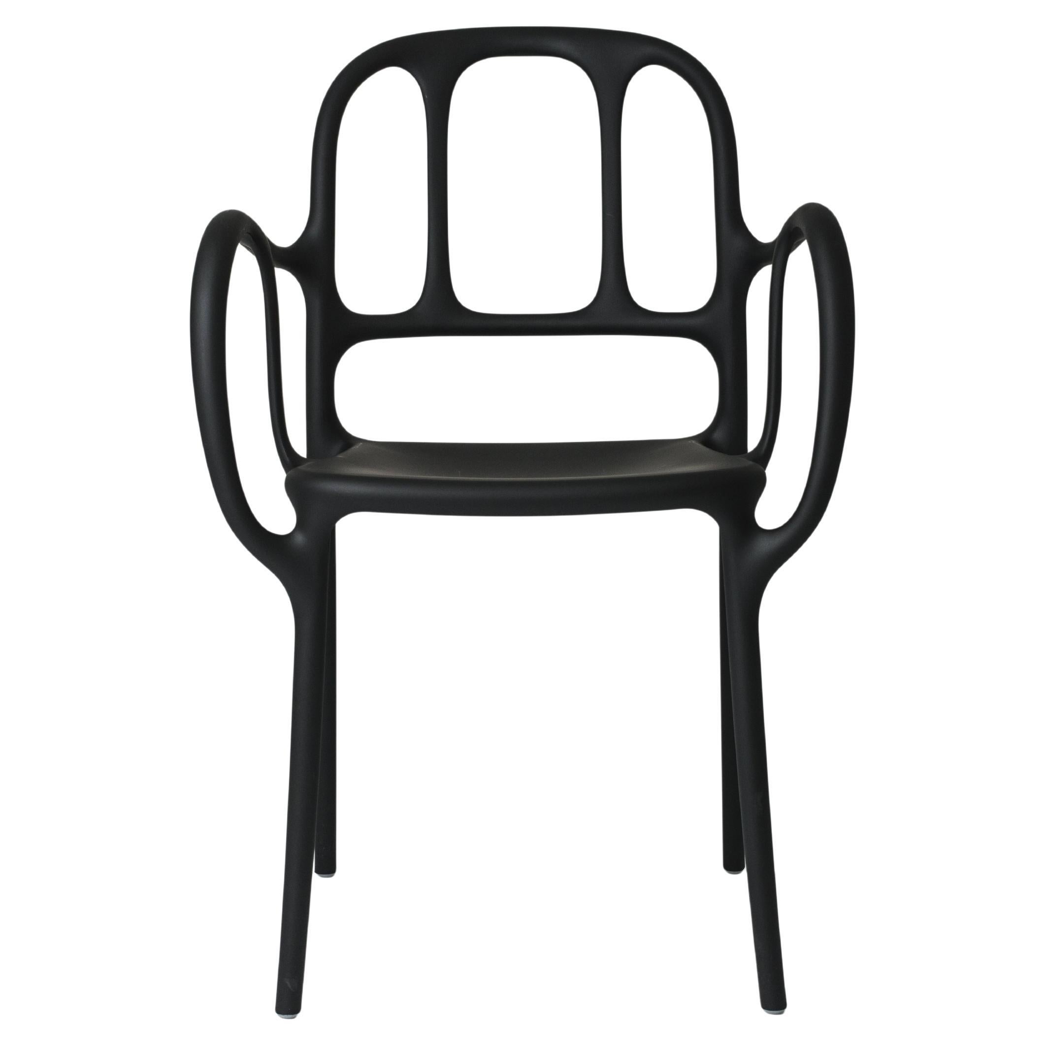 Set of  2 Mila' Chair in Black by Jaime Hayon for MAGIS