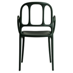 Set of  2 Mila' Chair in Dark Green by Jaime Hayon for MAGIS