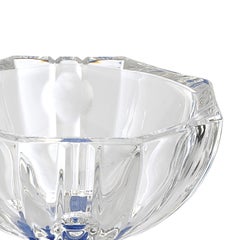 Juego de 2 vasos Milano de cristal transparente con base de cristal azul