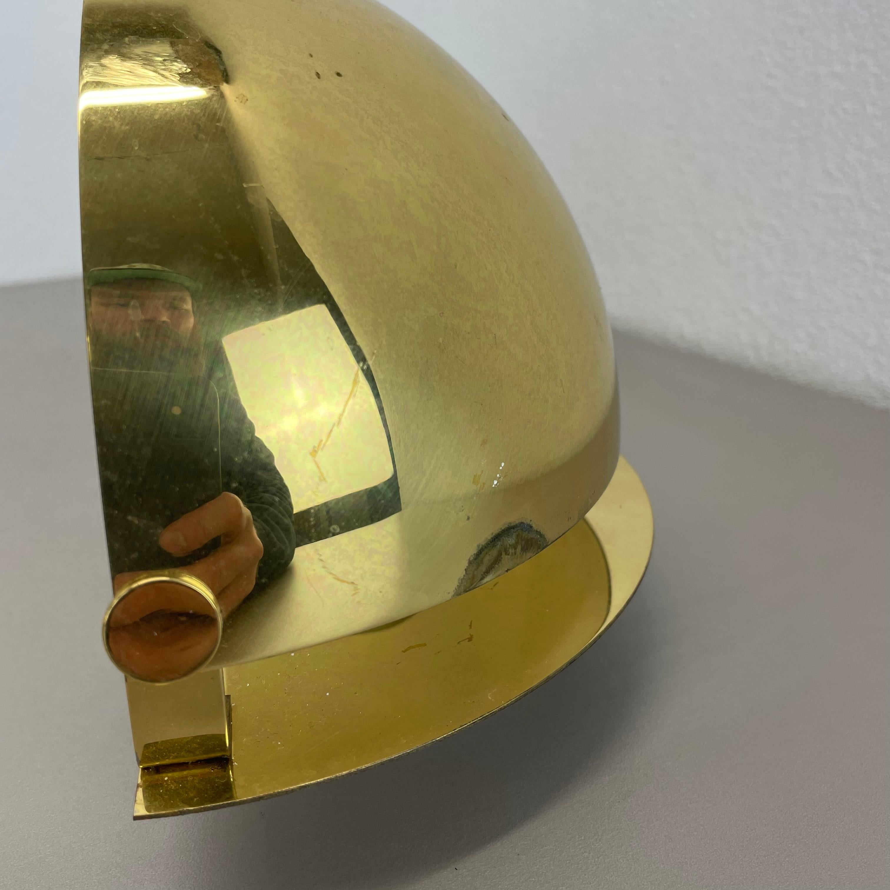 Set di 2 lampade da parete minimaliste in ottone in stile Sciolari, Italia anni '80 in vendita 12