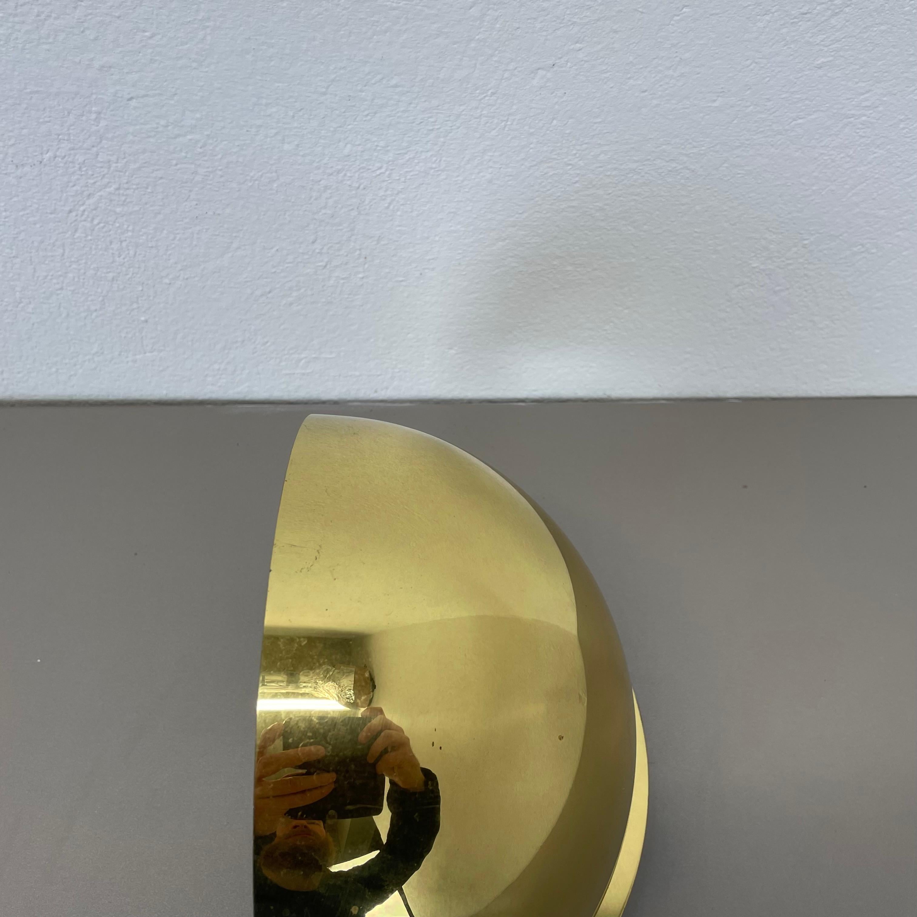 Set di 2 lampade da parete minimaliste in ottone in stile Sciolari, Italia anni '80 in vendita 2