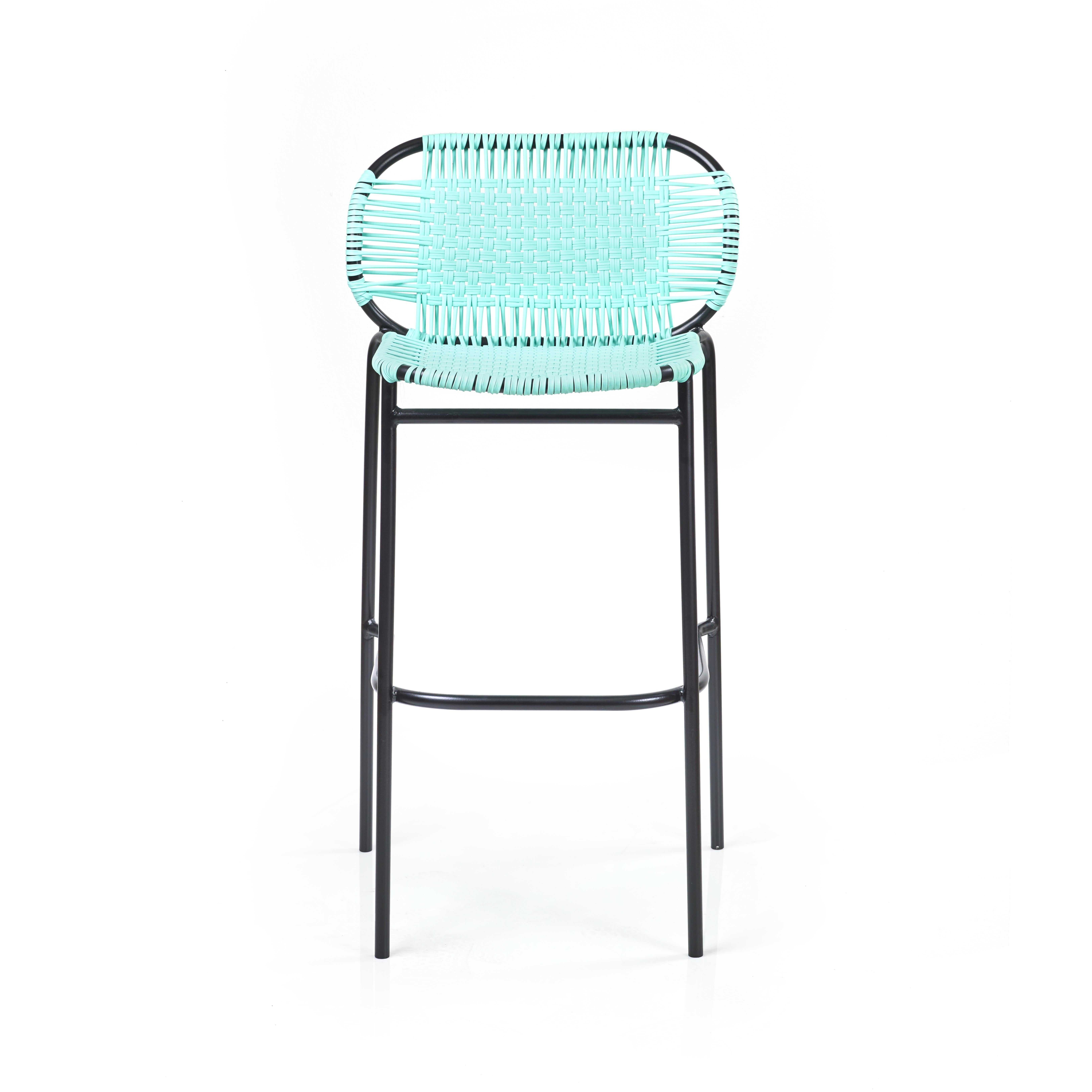 Set de 2 taburetes de bar Cielo menta by Sebastian Herkner Moderno en venta