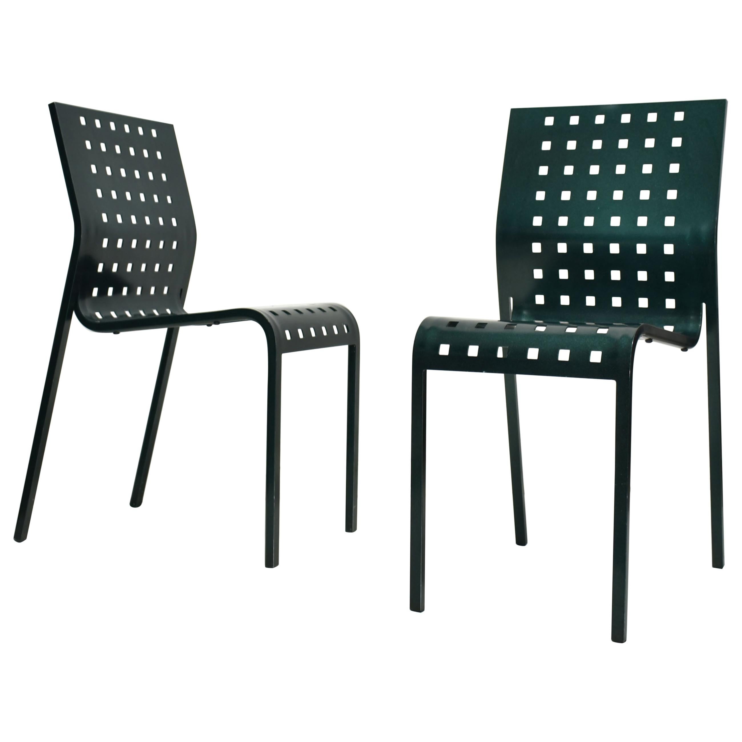 Set of 2 Mirandolina Chairs Designed by Pietro Arosio for Zanotta, Italy, 1993