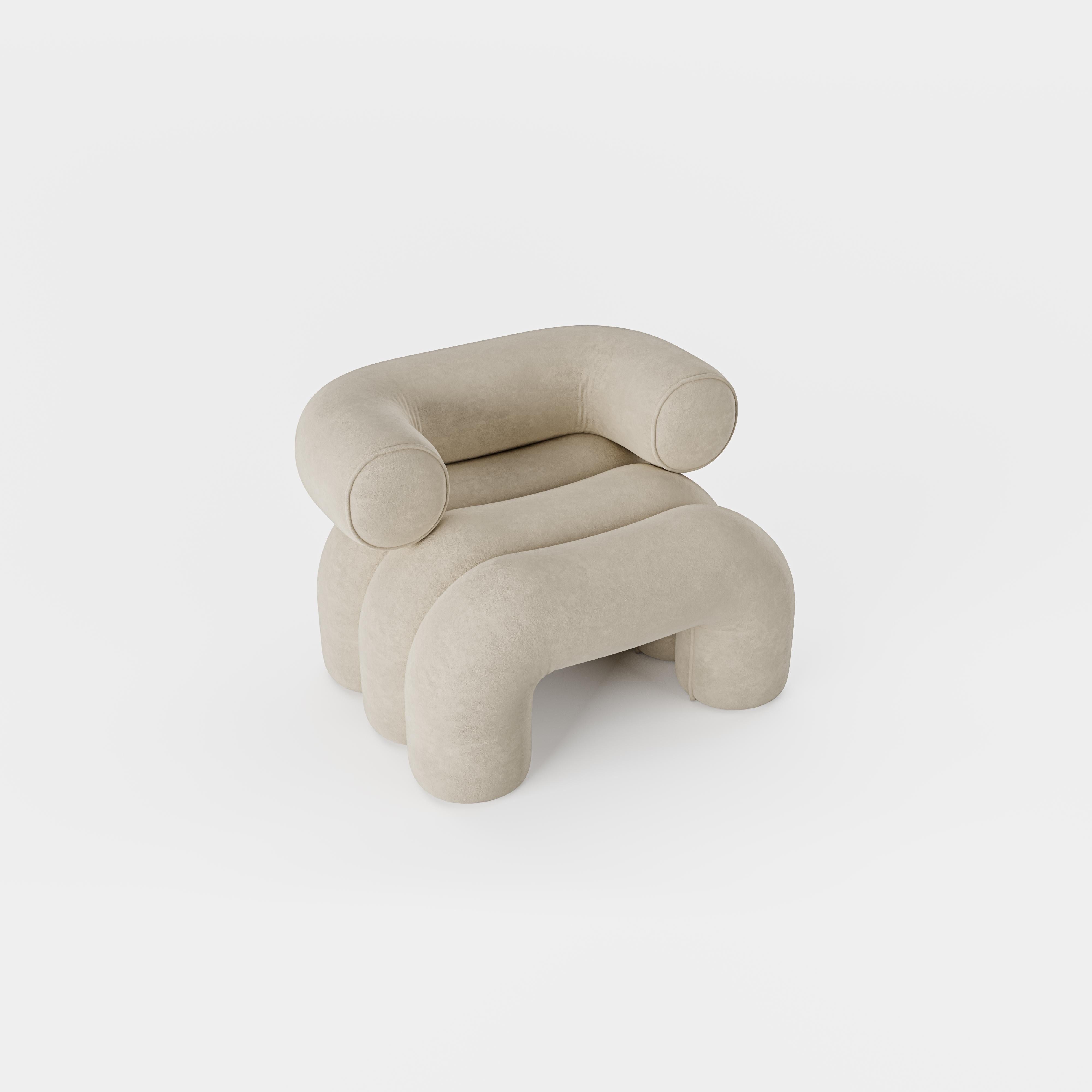 Ensemble de 2 fauteuils Aurora beige Misty de Nelson Araujo Neuf - En vente à Geneve, CH