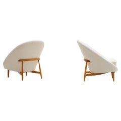 Set of 2 model 115 chairs by Theo Ruth for Artifort, 1950s the Netherlands.
